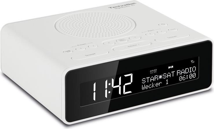 TechniSat DigitRadio 51 - DAB-Radio - wei� von Technisat