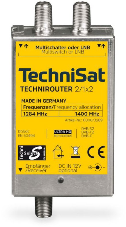 Technirouter 2/1 x 2 SAT-Multischalter von Technisat