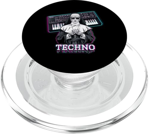 Techno Musik PopSockets PopGrip für MagSafe von Techno Rave Outfits