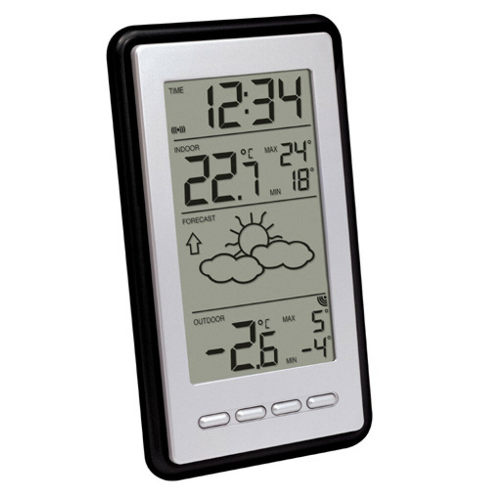Technoline WS 9130-IT Digitale Wetterstation Schwarz, Silber Technoline WS 9130-IT Digitale Wetterstation Schwarz, Silber von TechnoTrade