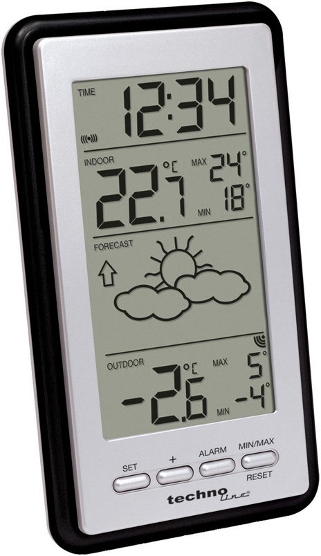 WS 9130 Wetterstation silber WS 9130 Wetterstation silber von Technoline