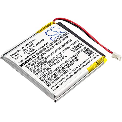 TCTK akkus Kompatibel mit [Sony] WH-1000xM3, WH-1000XM4, WH-CH710N/B, WH-XB900, WH-XB900N Ersetzt 1588-0911, LIS1662HNPC, SM-03, SP 624038 von Techtek