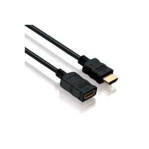 HDMI Verlängerungskabel, High Speed mit Ethernet, vergoldet, HDMI St. A / Bu. A, 5,0 m Hochwertiges Kabel zur Übertragung von digitalen Monitor- und TV-Signalen (39902005) von Tecline