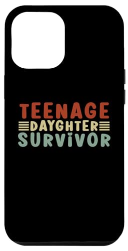 Hülle für iPhone 12 Pro Max Teenage Daughter Survivor Funny Vintage Vatertag Herren von Teenage Daughter Survivor