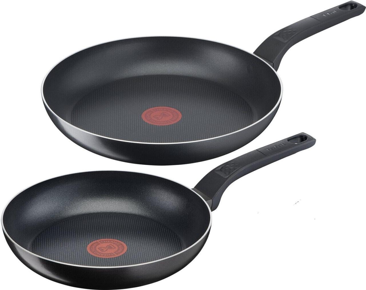 Tefal Easy Cook & Clean Pfannen-Set, 2-teilig 24+28cm, schwarz von Tefal®