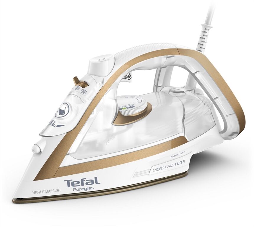 Tefal FV8042 Puregliss (weiß-gold)