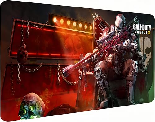 Call of Duty Mauspad, Gaming-Mauspad, 800 x 300, genähter Rand, RGB-Tastaturmatte, große Mauspads für den Schreibtisch (XXL) von Telabakolu