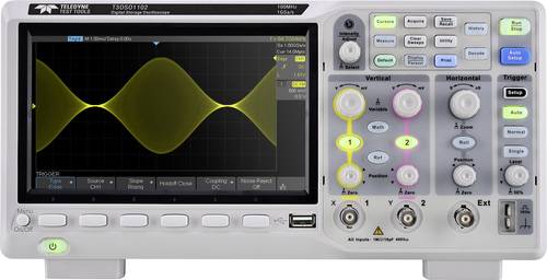 Teledyne LeCroy T3DSO1102 Digital-Oszilloskop 100MHz 1 GSa/s 14 Mpts 8 Bit Digital-Speicher (DSO) 1S von Teledyne LeCroy