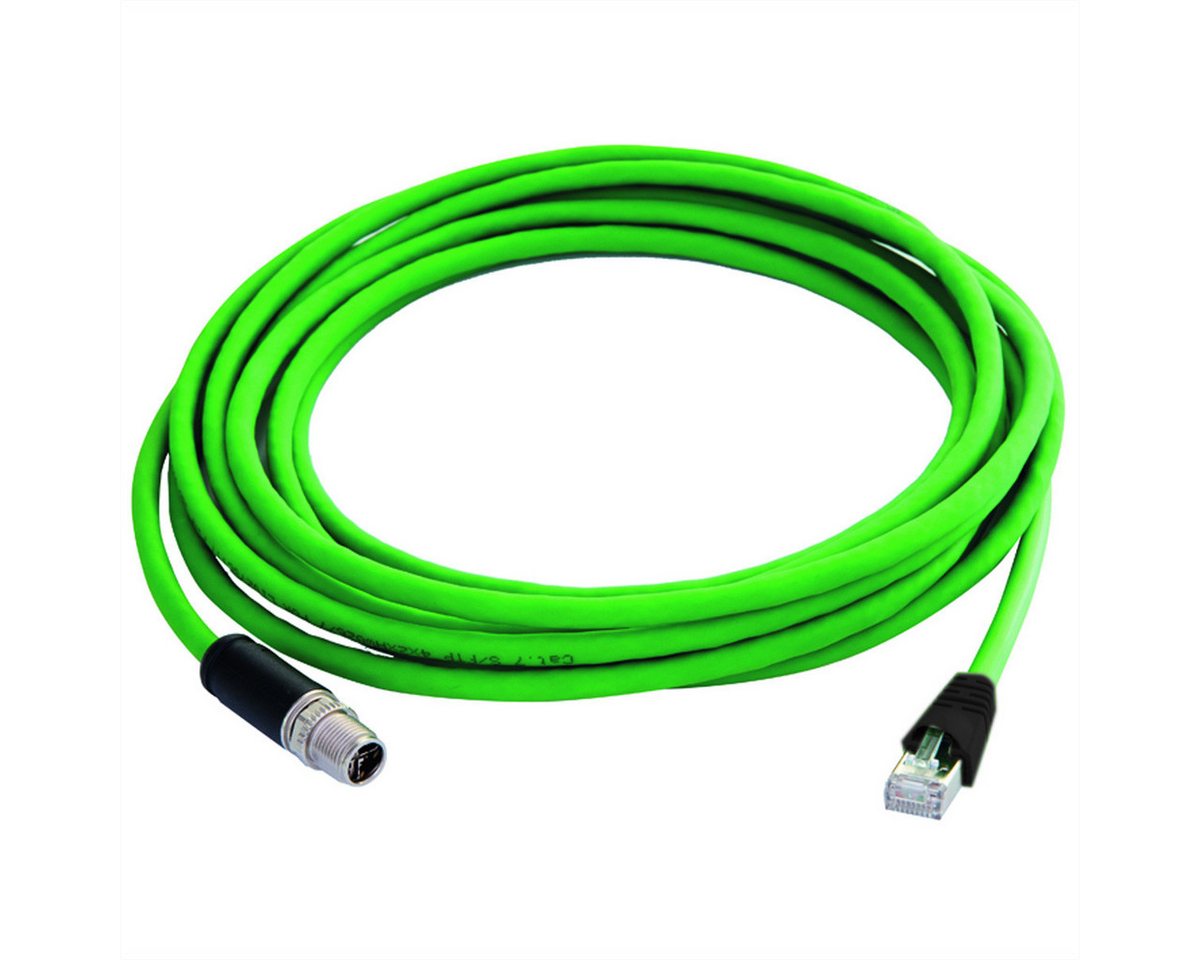 Telegärtner STX M12x1-RJ45 VL X-kod. Cat.6A LAN-Kabel, M12-X Männlich (Stecker), RJ-45 Männlich (Stecker) (200.0 cm), CP01CP05B-SFTP2607C7-1PUR-A0200 von Telegärtner