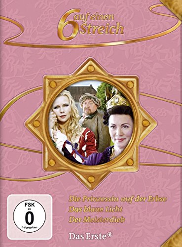 6 auf einen Streich - Märchen-Box Vol. 6: Die Prinzessin auf der Erbse/Das blaue Licht/Der Meisterdieb [3 DVDs] von Telepool (Vertrieb EuroVideo Medien GmbH)