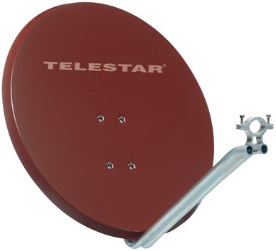 PROFIRAPID 85 Satelliten-Reflektor ziegelrot von Telestar