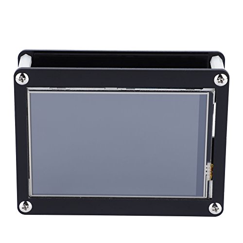 LCD-Bildschirm-4.0-Zoll-LCD-Bildschirm 480 x 320 Touch Control LCD-Bildschirm + schwarzes Acrylgehäuse für Raspberry Pi von Telituny