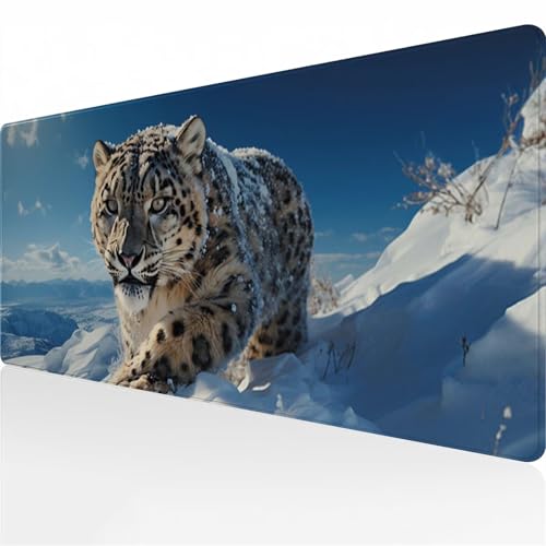 Tierleopard Gaming Mauspad XXL Mousepad Groß schreibtischunterlage mit Einer speziellen Oberfläche verbessert Geschwindigkeit und Präzision für PC, Laptop, Büro, Zuhause 1200x600x3 mm von TengYuer