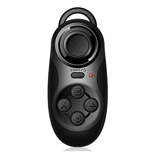 Tenlacum Mini Wireless Bluetooth Game Shutter Controller für Smart Phone Gamepad Joystick für 3D-Brille, iPhone, Samsung, Controller + Kabel für TV Tablet PC von Tenlacum