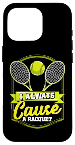 Hülle für iPhone 16 Pro Tennishumor, den ich immer einem Racket-Tennisspieler bereite von Tennis Clothing Tennis Lover Apparel by Kanig