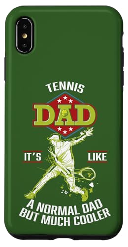 Hülle für iPhone XS Max Vintage Tennis Papa Tennisspieler Geschenk von Tennis Fans und Spieler Outfits für die Familie