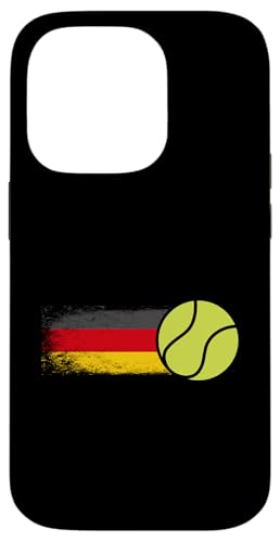 Tennisspieler Deutschland Flagge Tennis Hülle für iPhone 14 Pro von Tennis Tennislehrer Tennisspieler