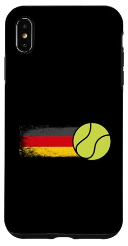 Tennisspieler Deutschland Flagge Tennis Hülle für iPhone XS Max von Tennis Tennislehrer Tennisspieler