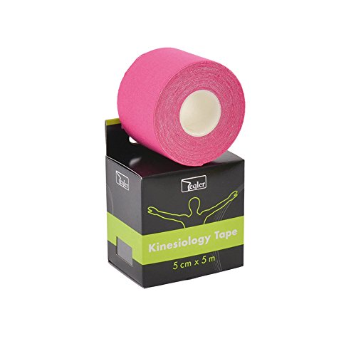 Teqler Markenqualität PREMIUM Kinesiologie Tape T-133700pink, 5 cm breit, Rollenlänge 5m. von Teqler