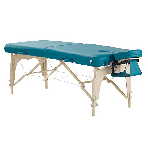 Teqler T-135367petrol Holz-Massageliege, petrol von Teqler