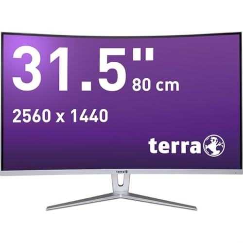 Terra LCD/LED 3280W Silver White Curved HDMI DP gebogener Monitor weiß 31.5 Zoll Bildschirmdiagonale 32" WQHD 2560 x 1440 Auflösung von Terra