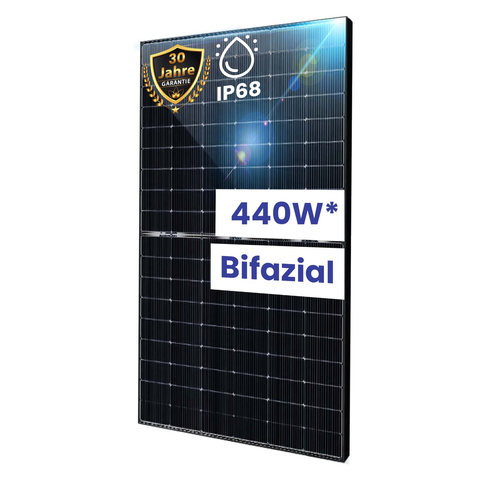 36x 440W Bifazial Glas-Glas PV Modul von Terralumen GmbH