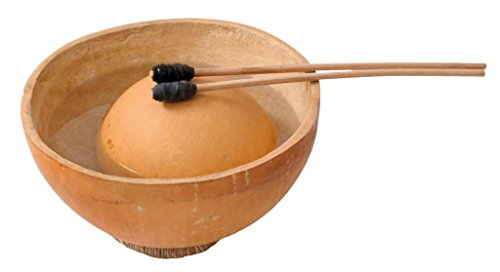 Wassertrommel Mali Ø 40-45cm Kürbis Standring Water Drum inkl. Sticks Percussion von Terré