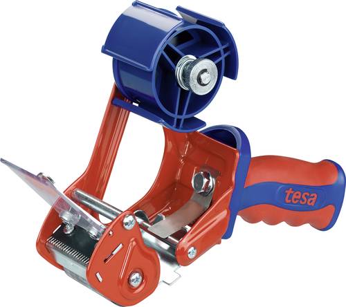 TESA Klebeband-Abroller ACK® COMFORT 6400 Rot, Blau Rollenbreite (max.): 50mm Verstellbar, Mit Brem von Tesa