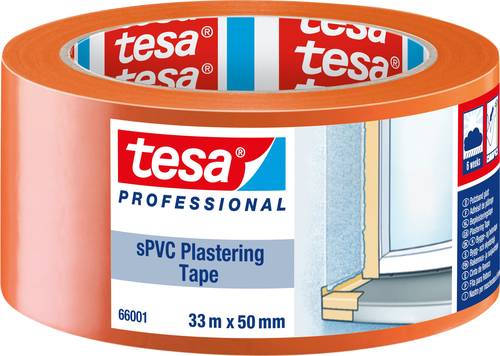 Tesa SPVC 66001-00003-00 Putzband tesa® Professional Orange (L x B) 33m x 50mm 1St. von Tesa