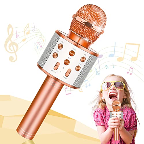 Tesoyzii Mikrofon Kinder, Spielzeug ab 3 4 5 6 7 8 9 10 11 12 Junge Karaoke Mikrofon Kinder Mädchen Geschenk 3-12 Jahre Microphone Geschenk Junge 3 4 5 6 7 8 9 10 11 12 Spielzeug Mädchen 3-12 Jahre von Tesoyzii