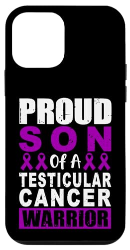 Hülle für iPhone 12 mini Hodenkrebs-Bewusstsein für Sohn, Familie, violettes Band von Testicular Cancer Awareness Products (Lwaka)