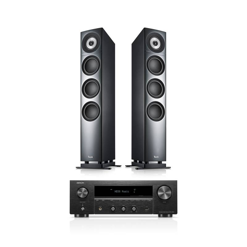 Teufel DEFINION 3 + DENON DRA-900H High-End-Stereo-Lautsprecher Receiver Anthrazit von Teufel