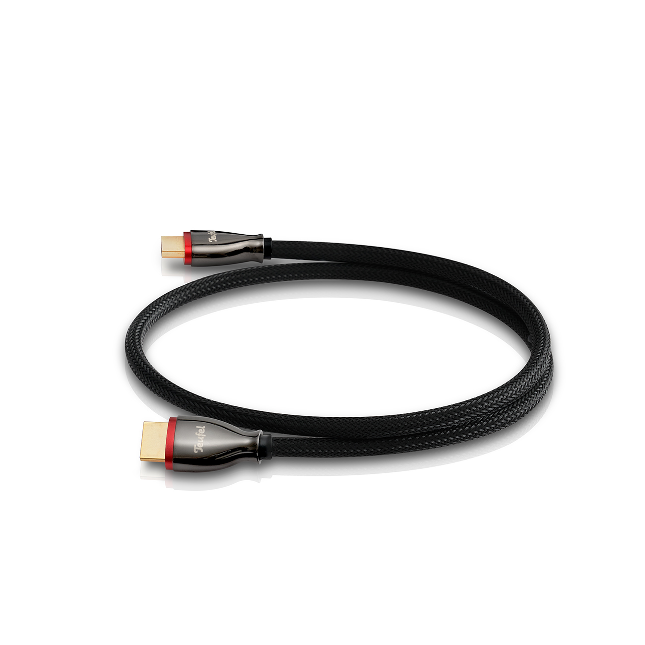 Teufel HDMI-2.1-Rundkabel 0 75 m Audiokabel Schwarz von Teufel