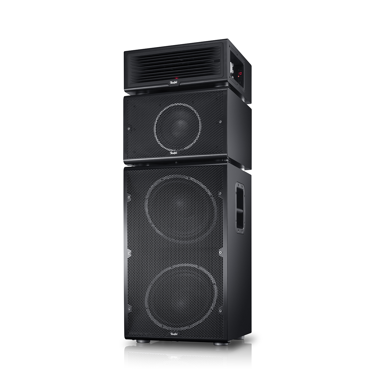 Teufel Power HiFi Mono Standlautsprecher Bluetooth 440 Watt Schwarz von Teufel