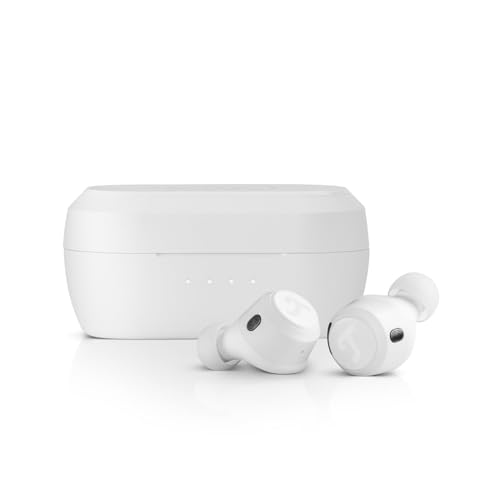 Teufel REAL Blue TWS 3 True-Wireless Earbuds In-Ear Kopfhörer Bluetooth mit Noise Cancelling ANC, 37 Std Akku, Wireless Charging, IPX4, Touch-Bedienung, 6 Mikrofone für perfekte Telefonate - weiß von Teufel