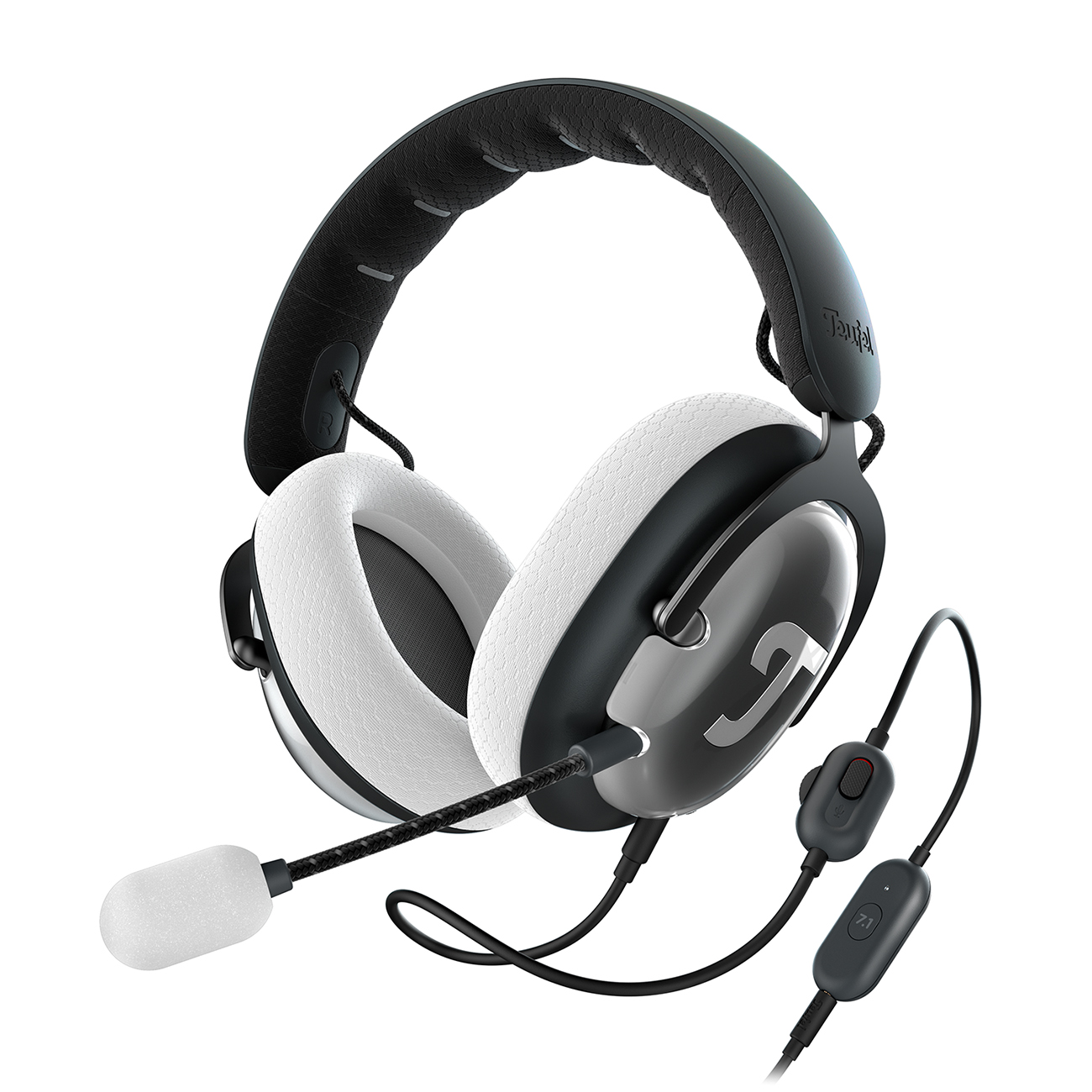 Teufel ZOLA Gaming-HD-Headset 7.1-Binaural-Surround-Sound Kraftvolller Bass Dark Gray/Dark Gray/Light Gray von Teufel