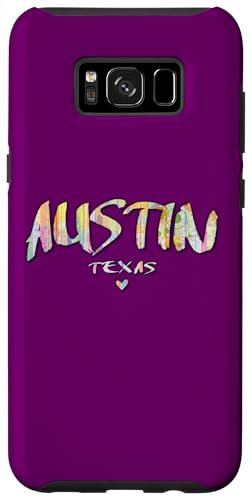 Hülle für Galaxy S8+ Austin Texas – Austin TX Aquarell-Logo von Texas Arts and Culture