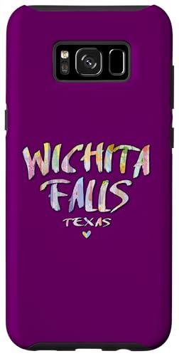 Hülle für Galaxy S8+ Wichita Falls Texas – Wichita Falls TX Aquarell-Logo von Texas Arts and Culture