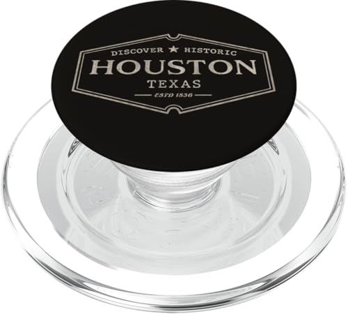 Houston, Texas | Historisches Houston, TX PopSockets PopGrip für MagSafe von Texas Design Apparel