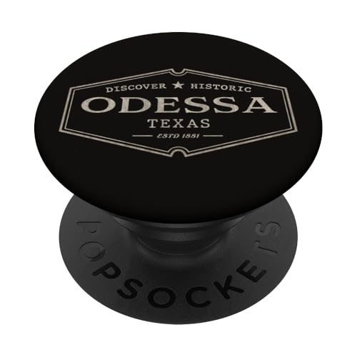 Odessa Texas | Historisches Odessa TX PopSockets Klebender PopGrip von Texas Design Apparel