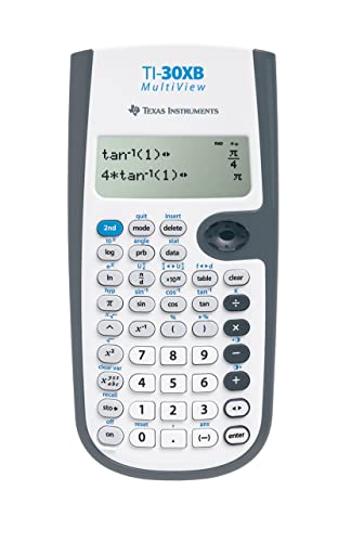 Texas Instruments TI-30XB Mulitview Wissenschaftlicher Taschenrechner, Grau, Weiß von Texas Instruments
