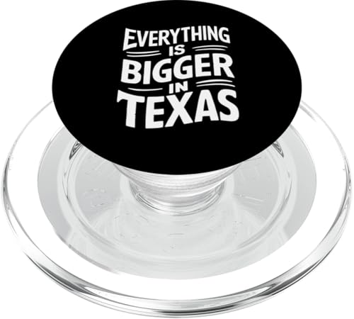 Texas In Texas, Amerika, USA, ist alles größer PopSockets PopGrip für MagSafe von Texas State Texan Texas