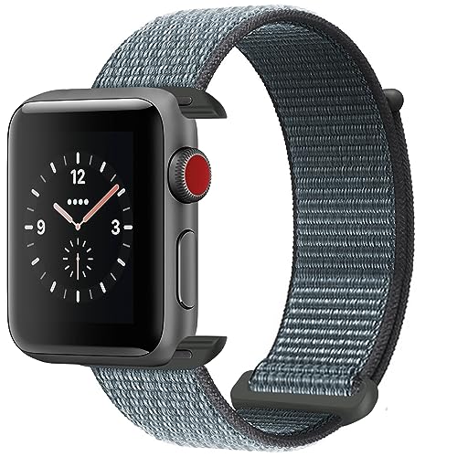 Th-some Armbander Kompatibel mit Apple Watch Armband 41mm/40mm/38mm, Verstellbares Nylon Ersatzarmband Sport Uhrenarmband Kompatibel mit iWatch Series SE/7/6/5/4/3/2/1 von Th-some