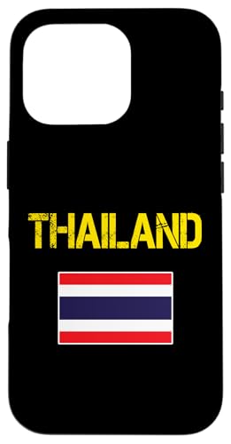 Hülle für iPhone 16 Pro Thailand, Flagge von Thailand, Thailand-Flagge. von Thailand,Thailand Flag,Flag of Thailand.