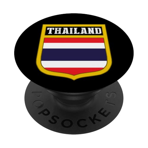 Thailand, Flagge von Thailand, Thailand-Flagge. PopSockets Klebender PopGrip von Thailand,Thailand Flag,Flag of Thailand.