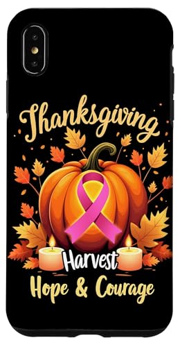 Hülle für iPhone XS Max Ernte Hoffnung Mut Thanksgiving Brustkrebs Bewusstsein von Thanksgiving Cancer Support Girls Women Tees Gifts