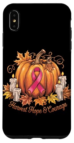 Hülle für iPhone XS Max Ernte Hoffnung Mut Thanksgiving Brustkrebs Bewusstsein von Thanksgiving Cancer Support Girls Women Tees Gifts