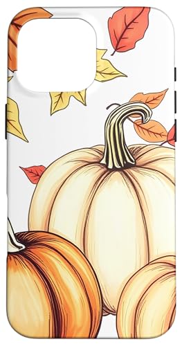 Hülle für iPhone 16 Pro Max Thanksgiving Herbstblätter und gemütliches Kürbismuster von Thanksgiving Cozy Autumn Fall Designs