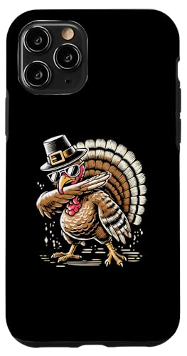 Hülle für iPhone 11 Pro Dabbing Truthahn Thanksgiving Day Truthähne von Thanksgiving Day Turkey Lover Gifts