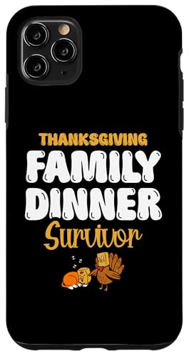 Hülle für iPhone 11 Pro Max Thanksgiving Family Dinner Survivor Türkei von Thanksgiving Day Turkey Lover Gifts